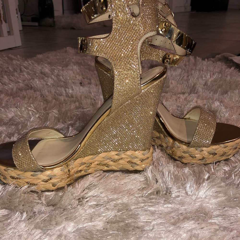 Bebe wedge heels
